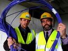 Cable Guys: Project Manager James Townend, left, and Iain Bland, of PDS